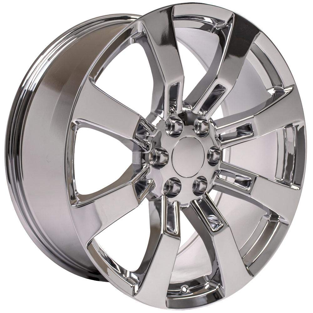 22 Inch OE Wheels CA82 Rim Fits Escalade Style 6x139.7 22x9 Chrome - Hollander 5409 (1)