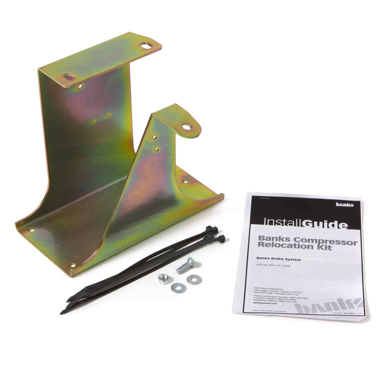 Banks 55234 Power Brakes Compressor Relocation Kit