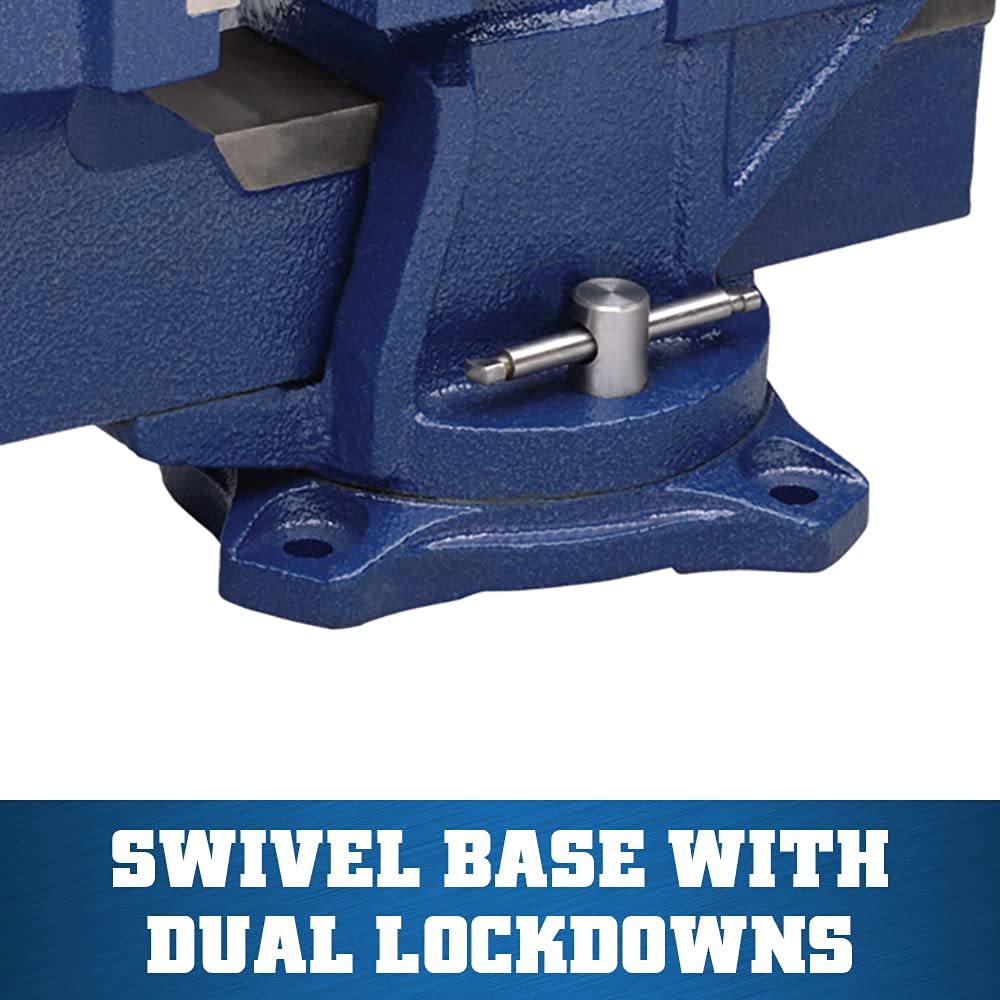 General Purpose Wilton Bench Vise, 4" Jaw Width, 3" Max Jaw Opening, 2-1/4" Throat (11104)