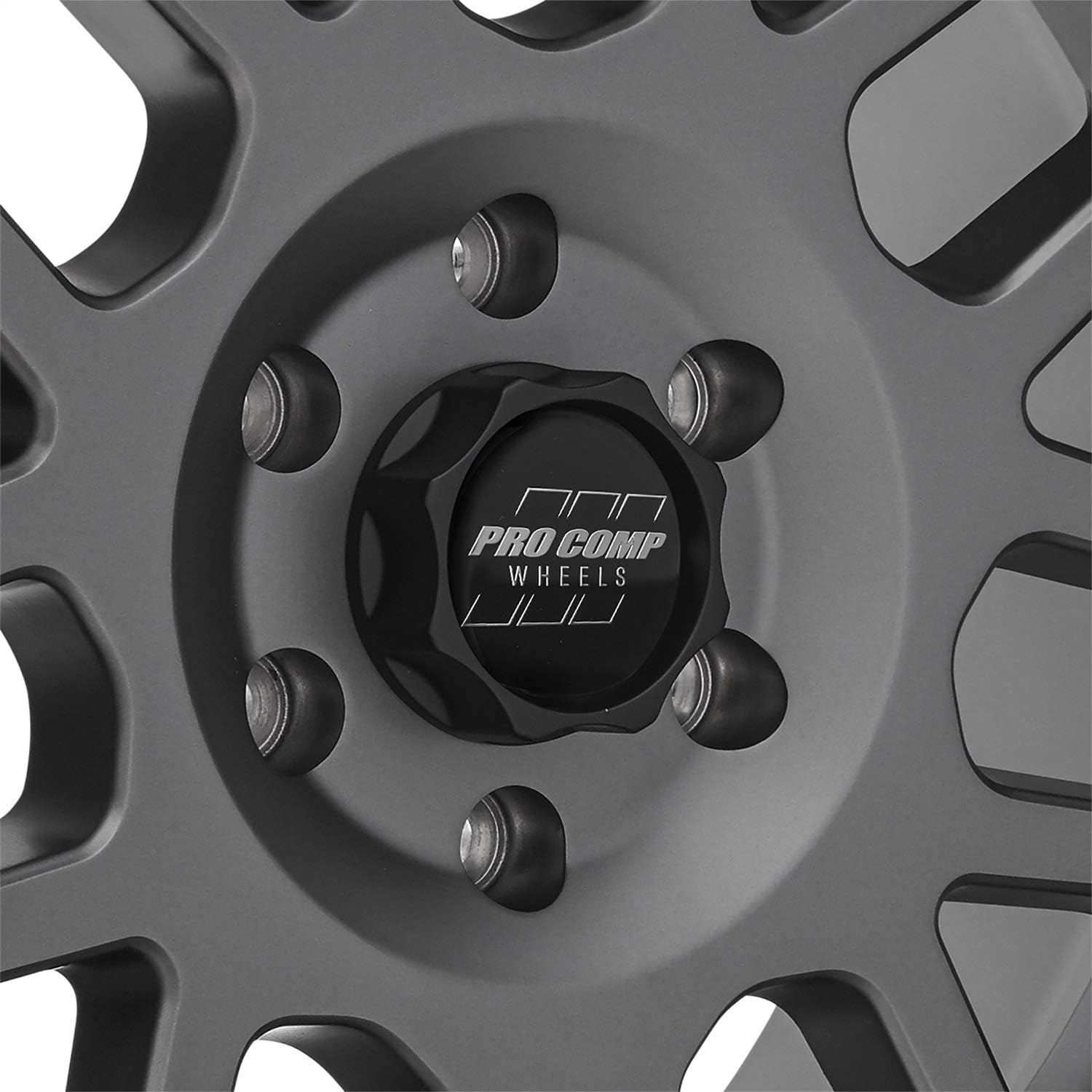 Pro Comp Series 40 Vertigo Dark Gray Wheel with Black Lip (18x9"/6x5.5") Alloys