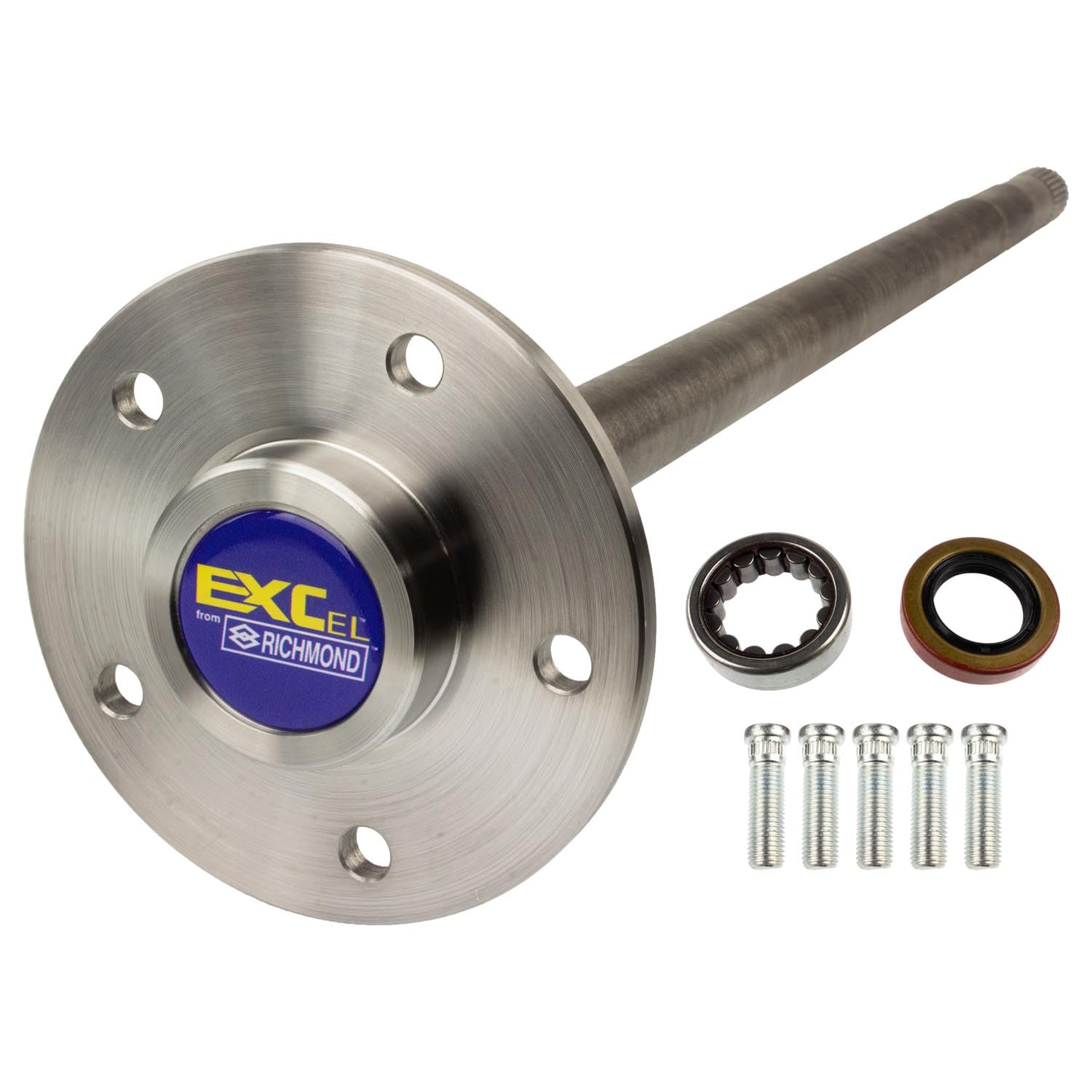 Drive Axle Shaft Assembly EXCEL 92-25177 – Fits GM 7.625" (10 Bolt) – 28 Spline – 32" Length – 5x4.75 Lug Pattern – Includes Bearing, Seal & Studs – Left/Right Fit – For 1993-1997 Camaro & Firebird