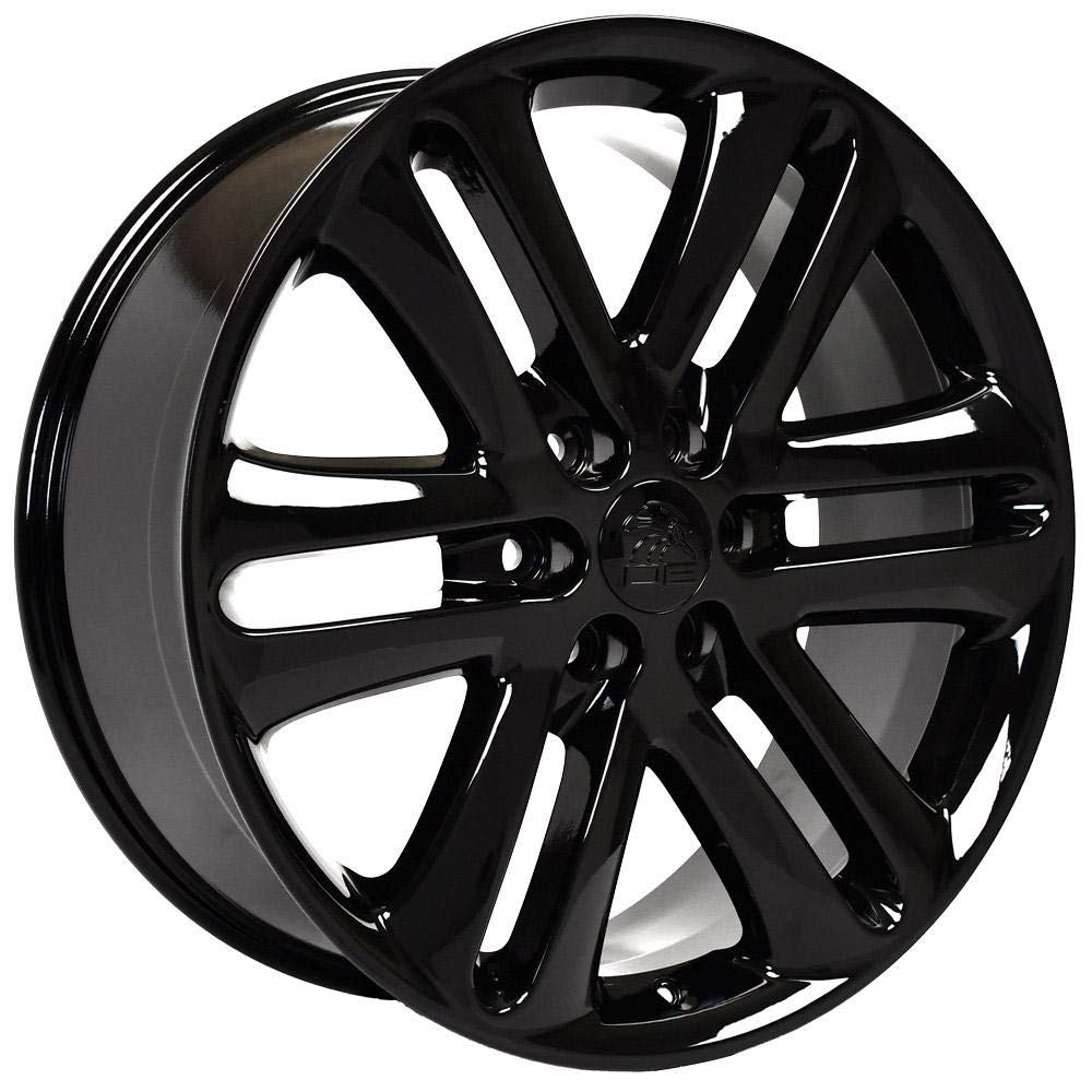 22 Inch OE Wheels FR76 Rim Fits F-150 Style 6x135 22x9 Gloss Black - Hollander 3918 (1)