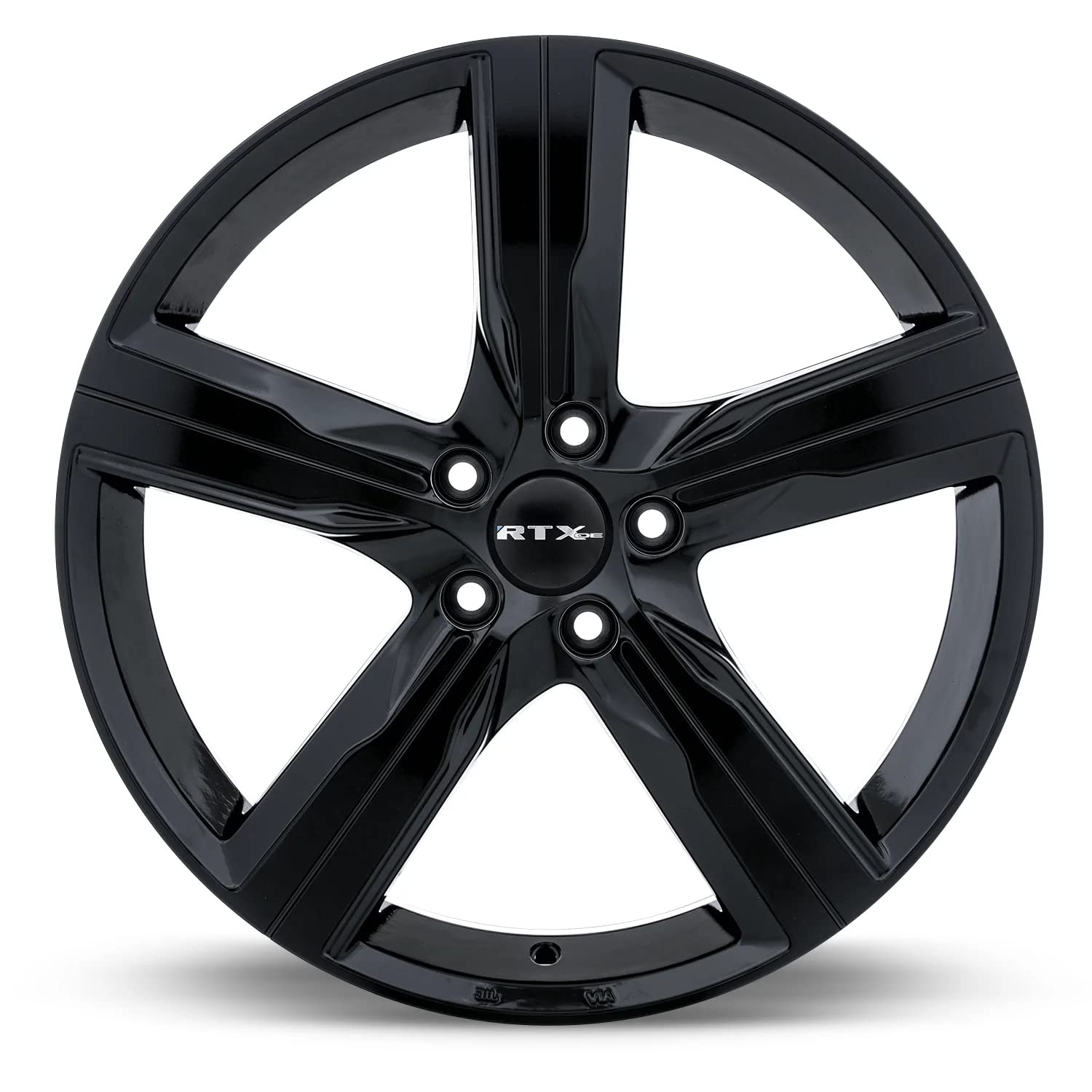 Custom RTX Wheel - 19x8, 45 Offset, 5x108 Bolt Pattern, 63.4mm Hub - Satin Black Rim