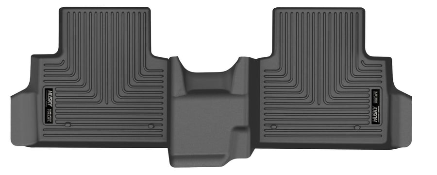 Weatherbeater Husky Liners Floor Mats | Fits 2021-2025 Jeep Grand Cherokee L (w/ 2nd Row Bench Seat) | 2nd Row, 1-pc Black - 16661