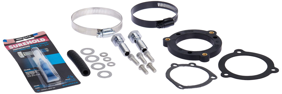 Air Cleaner Kit K&N for Harley Davidson 2004-2019 Sportster XL883 XL1200 Air Intake System 63-1126, Black