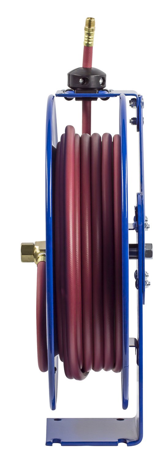Coxreels Heavy-Duty SH-N-350 Self-Retracting Air/Water Hose Reels, 3/8" Hose ID, 50' Length