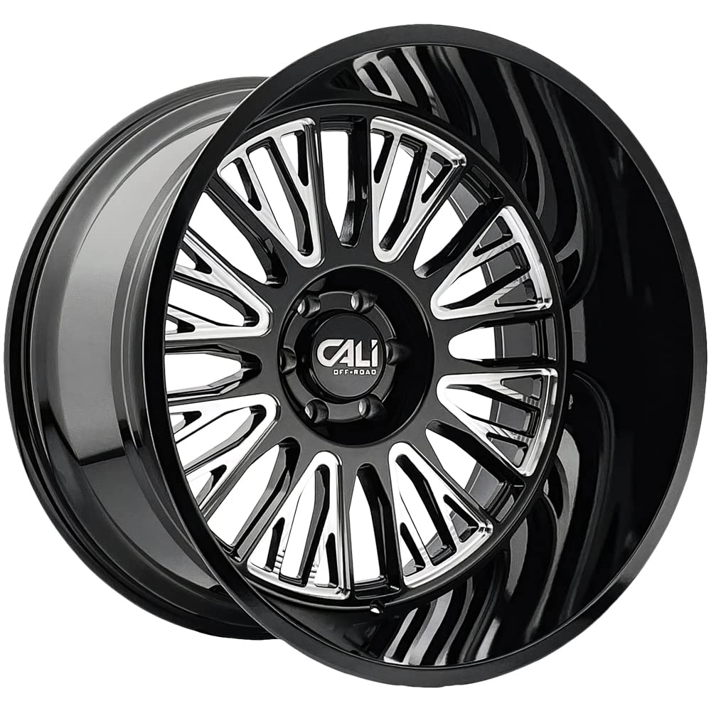 Vertex Cali Off-Road 9116 Black Wheel Milled (22 x 12. inches /8 x 170 mm, -44 mm Offset)