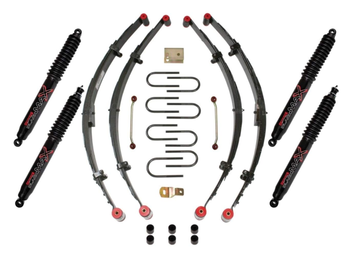 Skyjacker Sport Lift Kit 4 in Lift w/Black MAX Shocks YJ41BKB