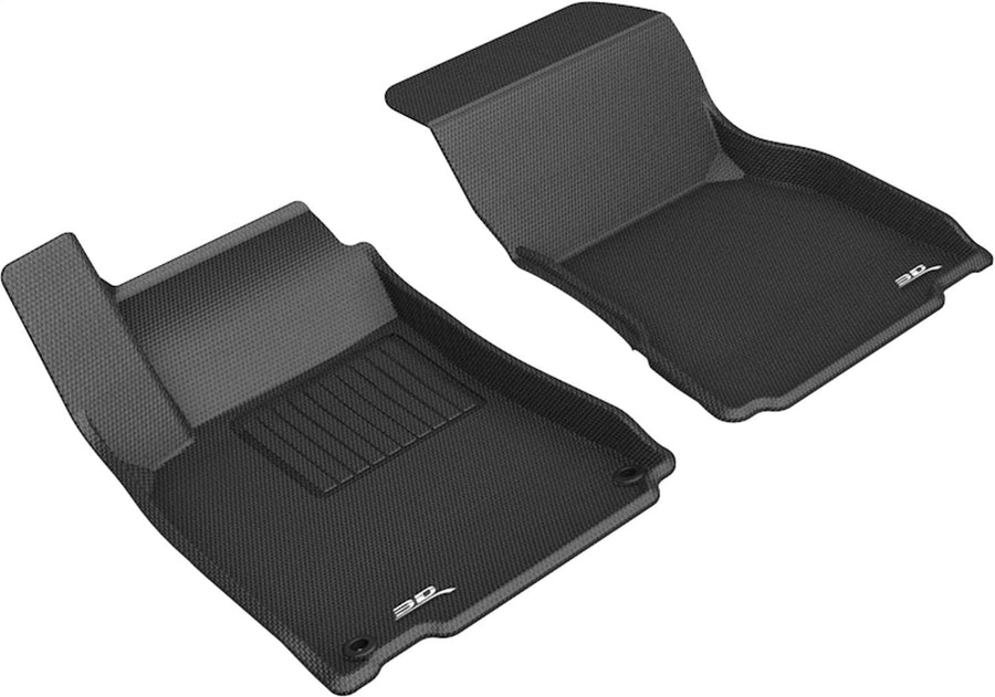 3D MAXpider Kagu Custom Fit Floor Mat (Black) Compatible with Mercedes Benz A-Class (V177) 2019-2026 / AMG 35 (V177) 2020-2026 / CLA 250 Coupe/AMG CLA 35/45 Coupe (C118) 2020-2026 - Front Row
