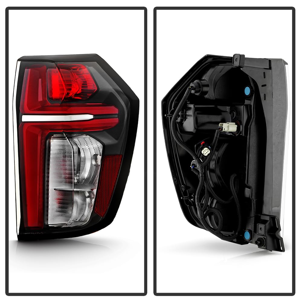 Chevy Suburban/Tahoe Spyder (POE) 21-23 LED Tail Light (Parking LED Brake Signal Backup Halogen Bulb) - OE Right