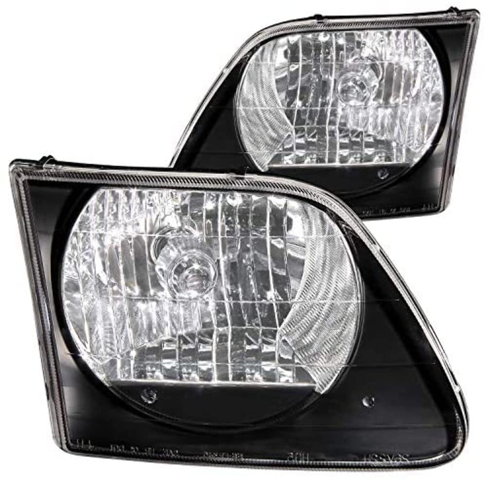 Crystal Headlight Set-Black ANZO USA 111083