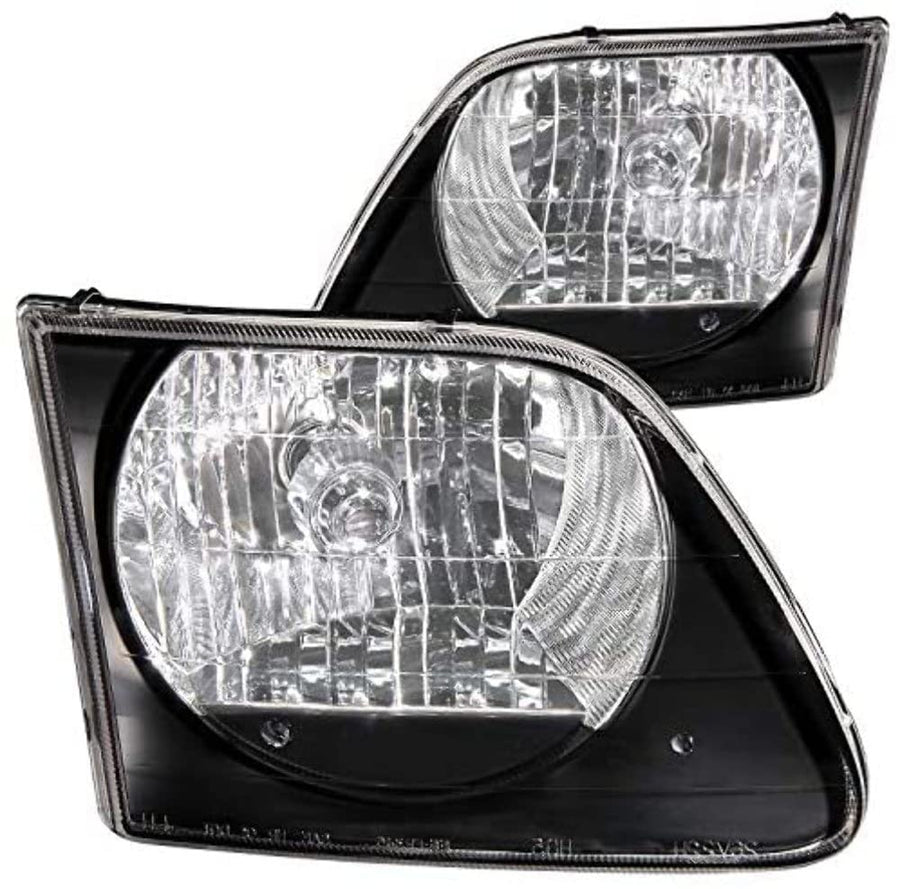 Crystal Headlight Set-Black ANZO USA 111083