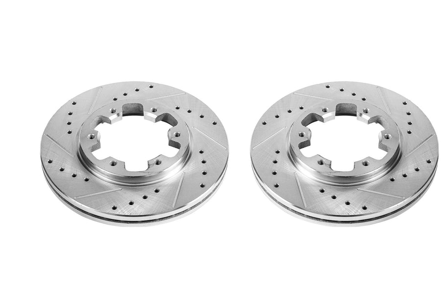 Power Stop Front JBR360XPR Drilled and Slotted Evolution Rotor (Pair)