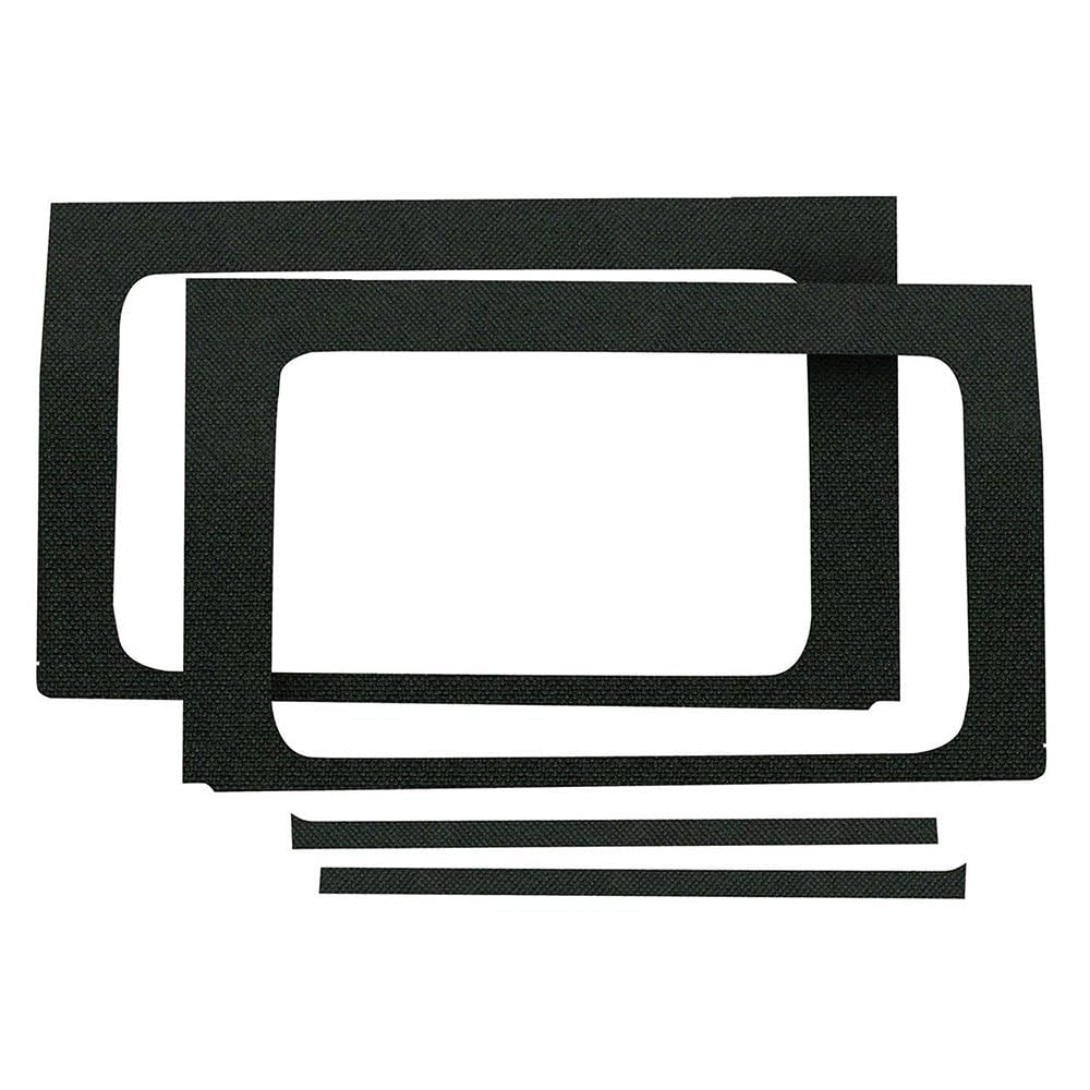 Design Engineering Boom Mat 050173 Black Sound Deadening Side Window Trim Kit Compatible with 4-Door Jeep Wrangler JL (2018-up)