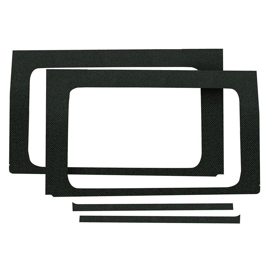 Design Engineering Boom Mat 050173 Black Sound Deadening Side Window Trim Kit Compatible with 4-Door Jeep Wrangler JL (2018-up)