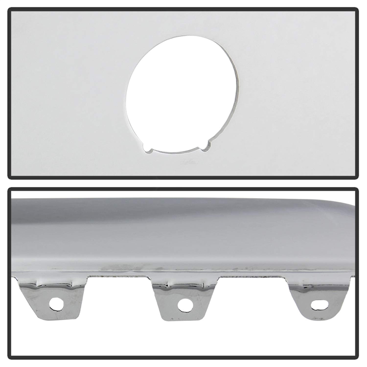 Chevy Silverado 1500 2500 Spyder (xTune) 07-13 / GMC Sierra 07-13 with Sensor Hole Rear Bumper Cap End -