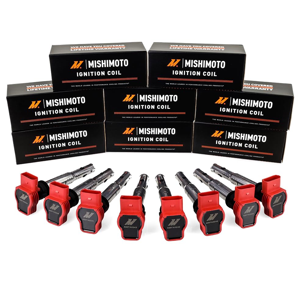 Mishimoto Set of 6 Ignition Coil, Compatible with 2006-2008 Volkswagen GTI