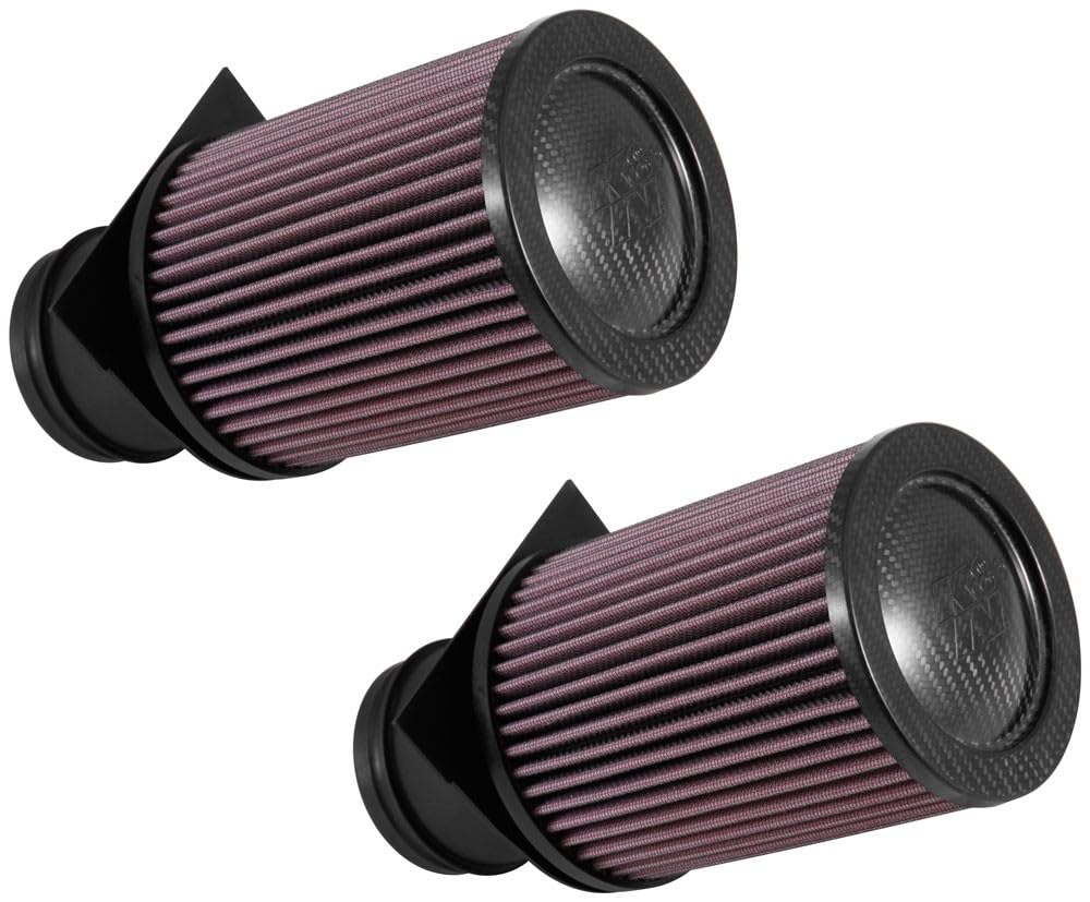 K&N Engine Air Filter: Washable, Increase Power & Acceleration, Premium, Replacement Car Air Filter: Compatible with 2014-2018 AUDI/LAMBORGHINI (R8, Huracan), E-0658