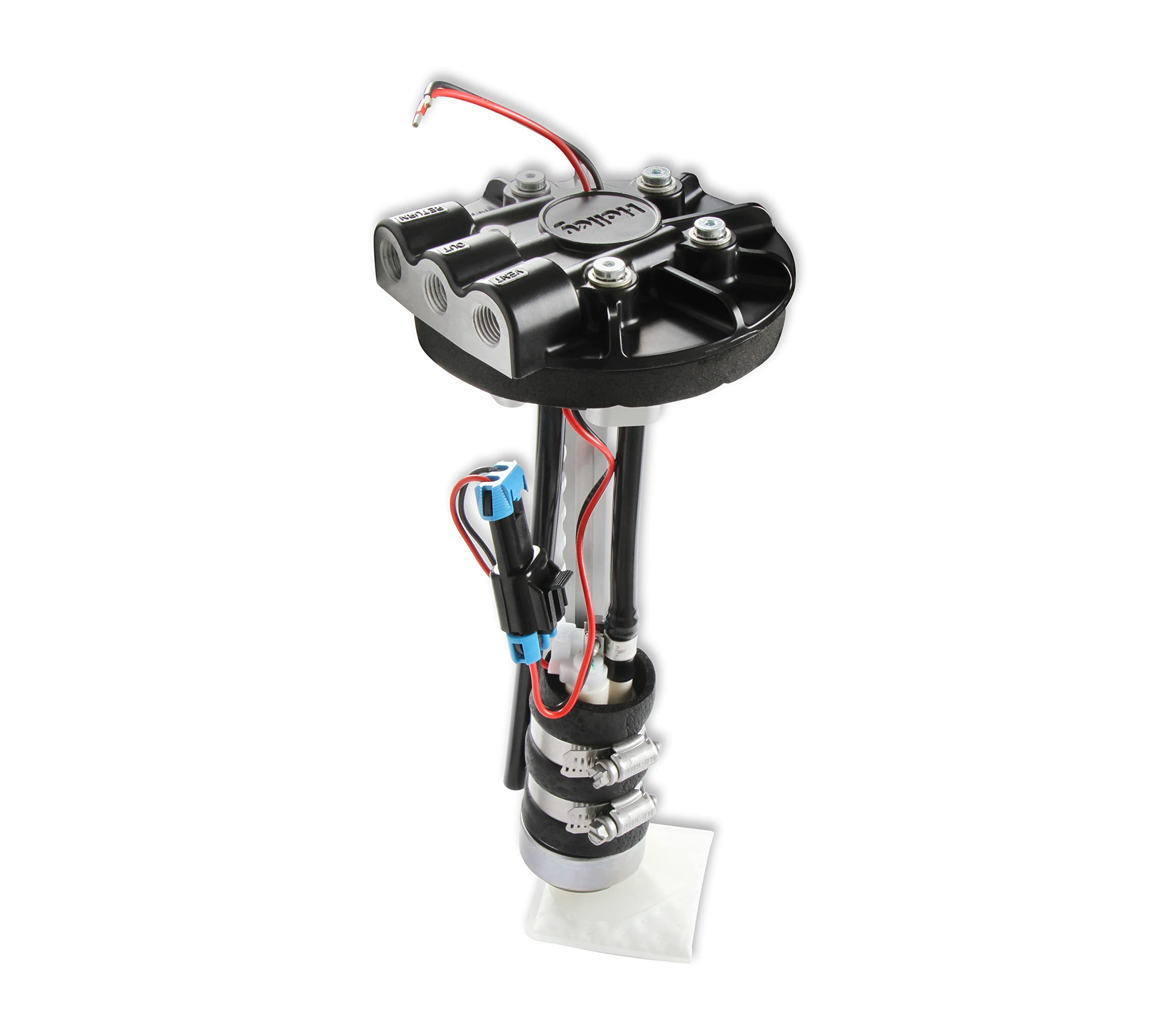 12-171 Holley: Die Cast Retrofit Fuel Pump Module W/Return 450 Lph