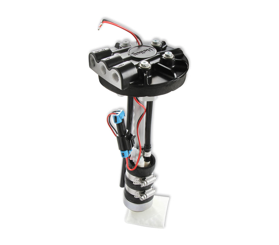 12-171 Holley: Die Cast Retrofit Fuel Pump Module W/Return 450 Lph