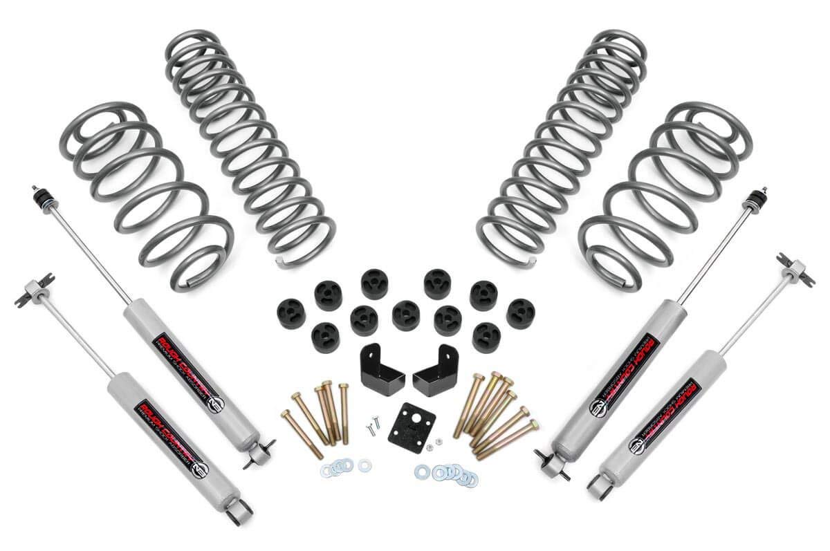 3.75" Rough Country Combo Kit for 1997-2006 Jeep Wrangler TJ | 6CYL - 647.20