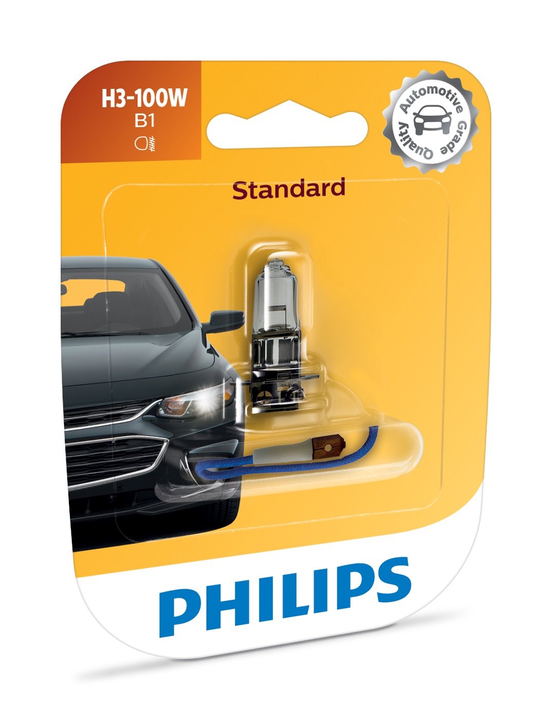 12455RAB1 Philips H3-100W Standard Fog Bulb (Pack of 1)
