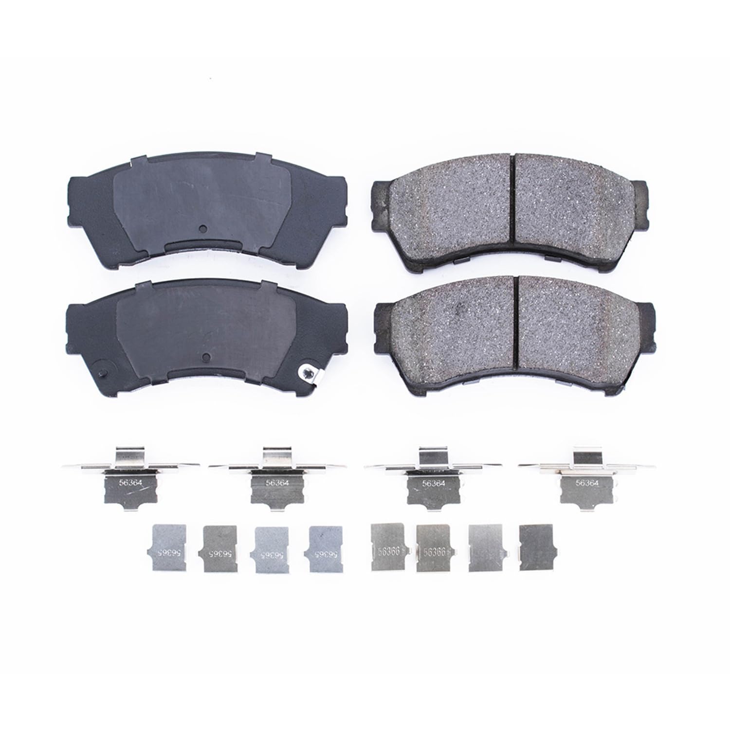 Power Stop Brake Kit Front For Ford Fusion 2006-12 |Lincoln MKZ 2007-12 |Zephyr 2006 |Mazda 6 2006-13 |Mercury Milan 2006-11 - Ceramic Brake Pads With Installation Hardware, 17-1164