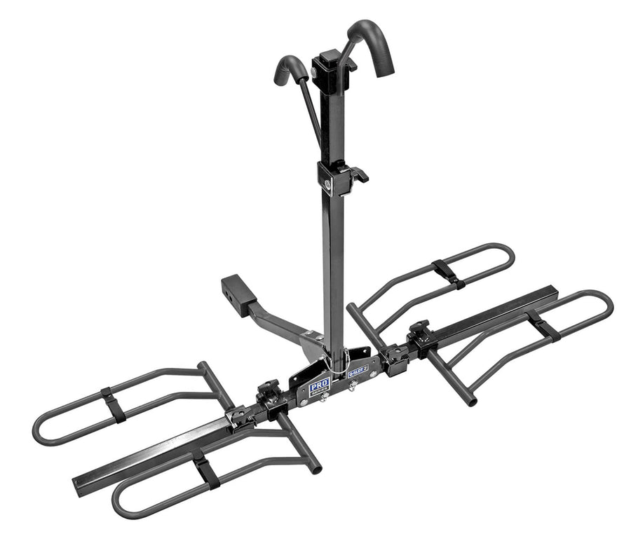 Pro-Series 63134 Pro Series Q-Slot 2 Black 2-Bike Hitch Mounted Bike Carrier