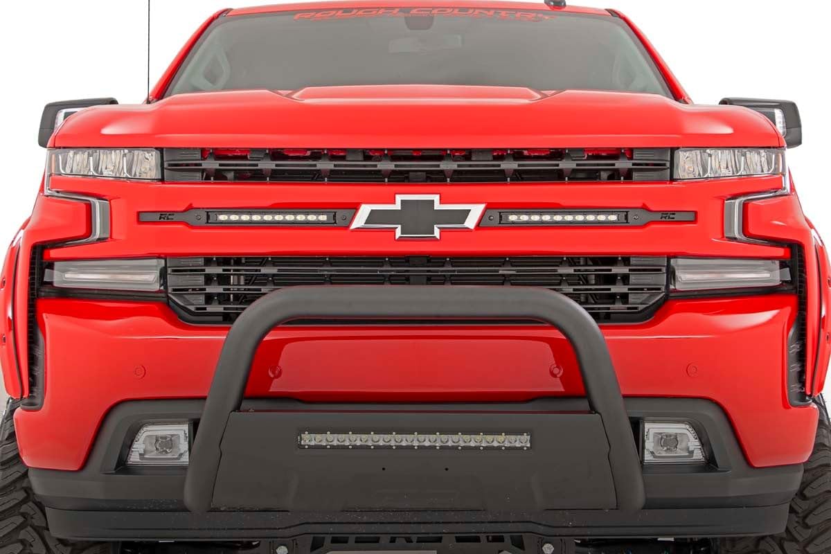 10" Rough Country Black Series Slimline CREE LED Light Bars | Pair - 70410ABL