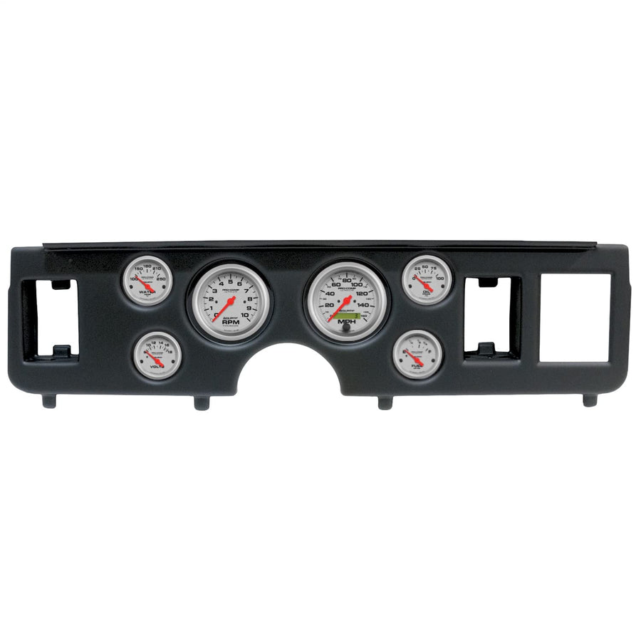 AUTO METER Direct Fit Dash Kit 2917-13, (3 3/8" X2, 2 1/16" X4), Ford Mustang 79-86, Ultra-Lite