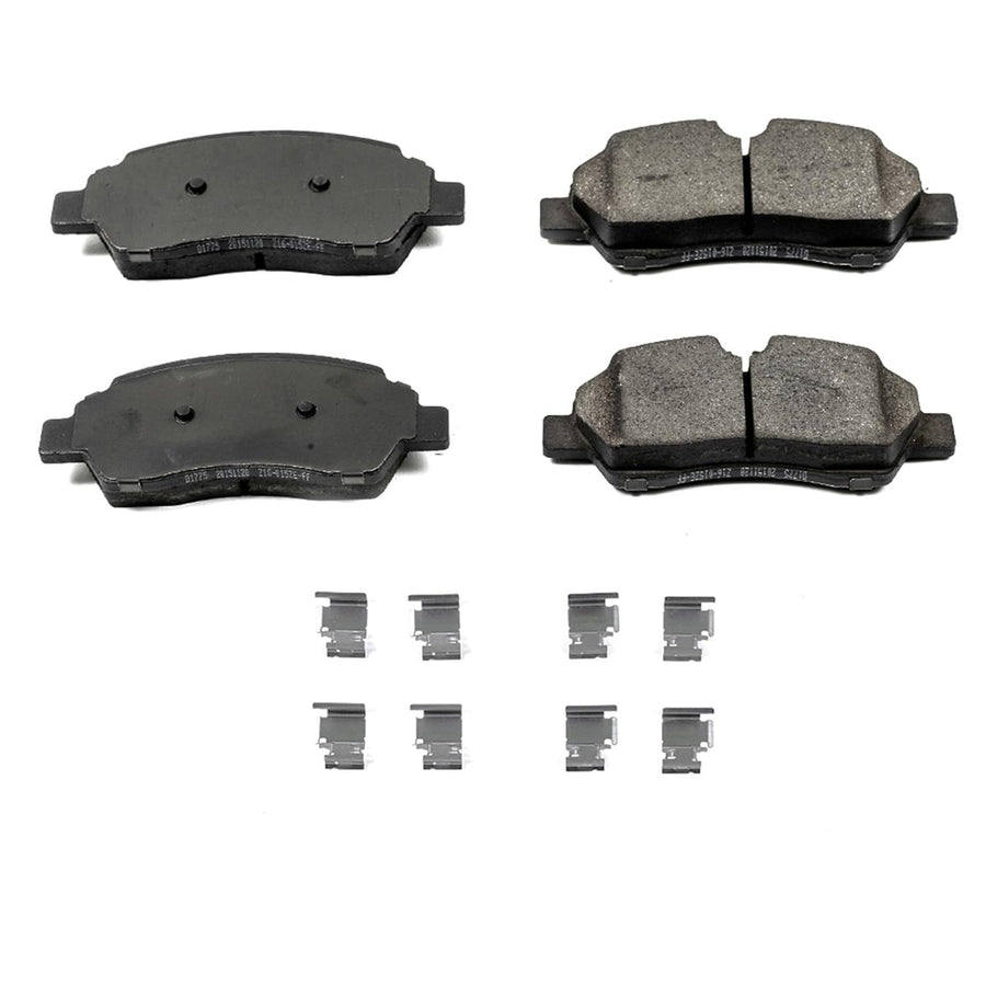 Z17 Power Stop Rear Ceramic Brake Pads with Hardware 17-1775