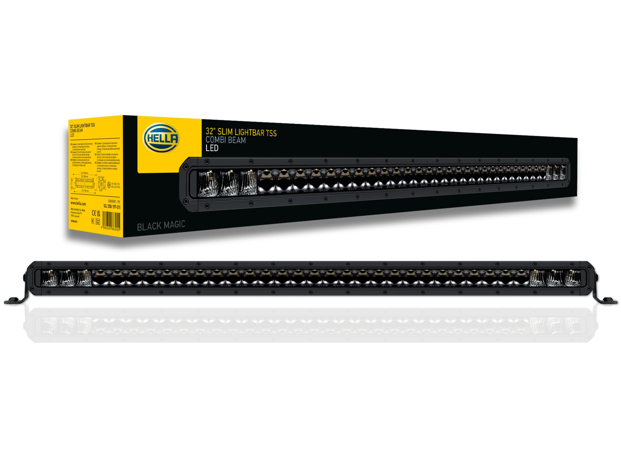 Hella Tough Black Magic 30 Inch Slim LED Lightbar- Performance High Beam Off-Road Light for Pickup Trucks, ATV, SUV, 4x4, Jeep, Tractors / 358197311