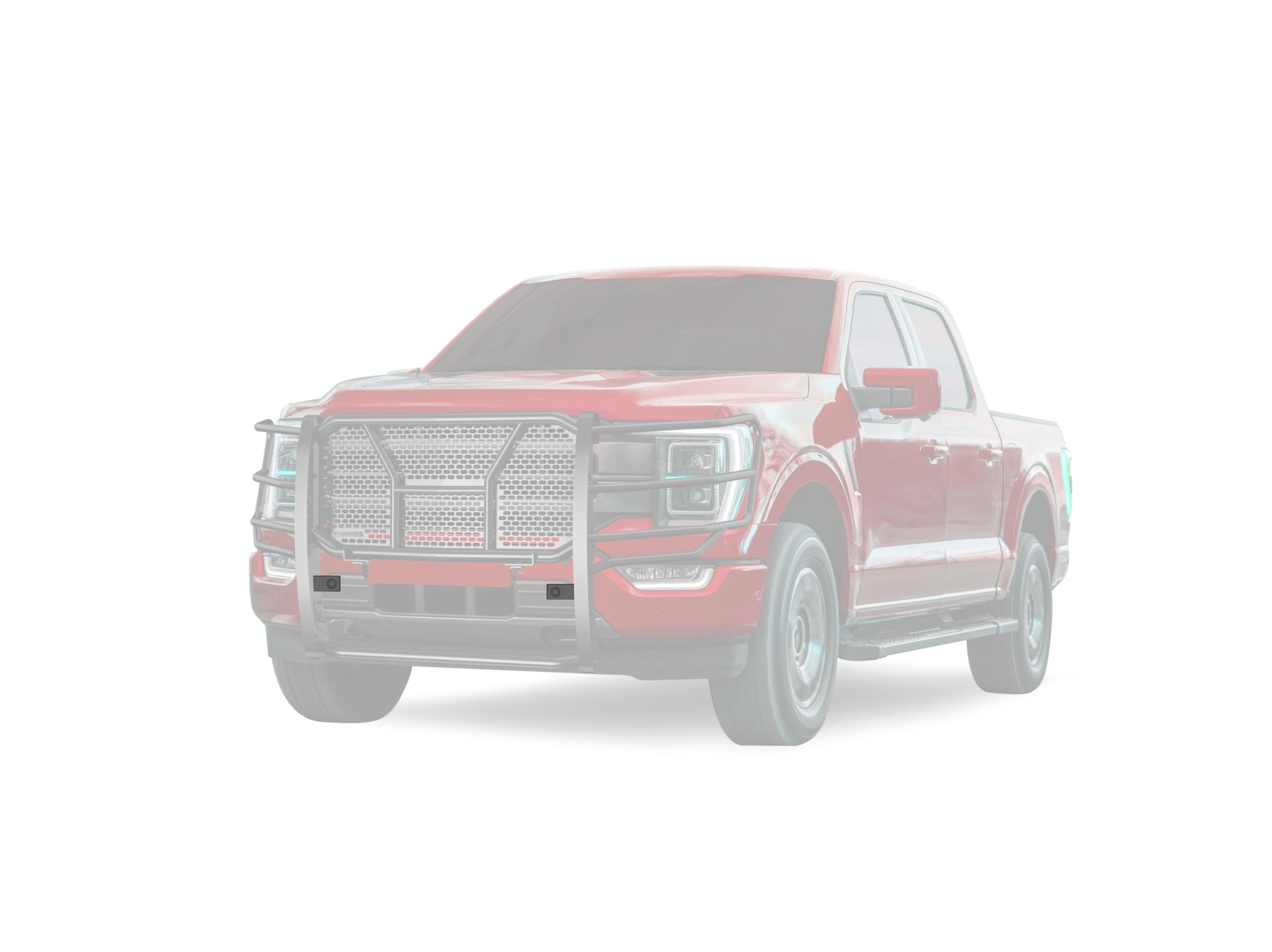 Grille Guard Black Horse Sensor Compatible with 21-23 Ford F150/Bronco(Excl. All F150 Raptor Model, 20-21 Diesel Model&22-23 F150 Lightning EV) 19-24 Silverado 1500/ Ram 1500/2500/3500