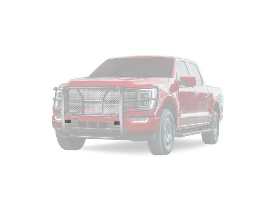 Grille Guard Black Horse Sensor Compatible with 21-23 Ford F150/Bronco(Excl. All F150 Raptor Model, 20-21 Diesel Model&22-23 F150 Lightning EV) 19-24 Silverado 1500/ Ram 1500/2500/3500