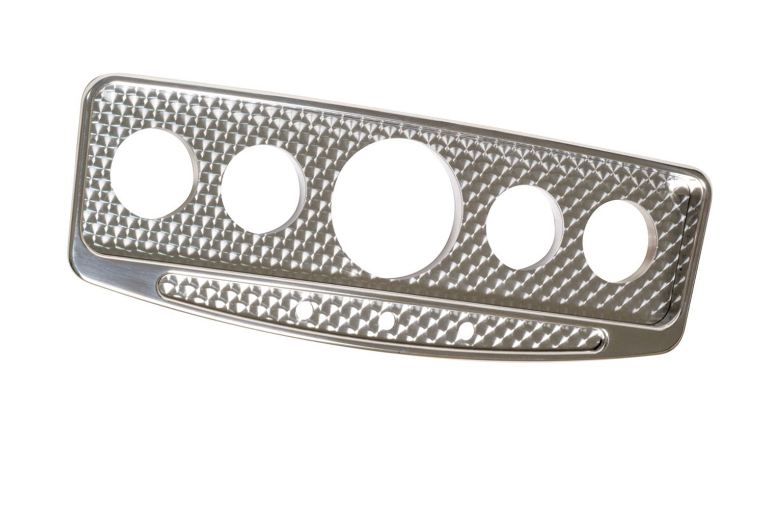 Goolsby Edition Lokar BDI-9138 Oval Billet Aluminum Dash Insert with Billet Dash (1 3 3/8" and 4 2 1/8")