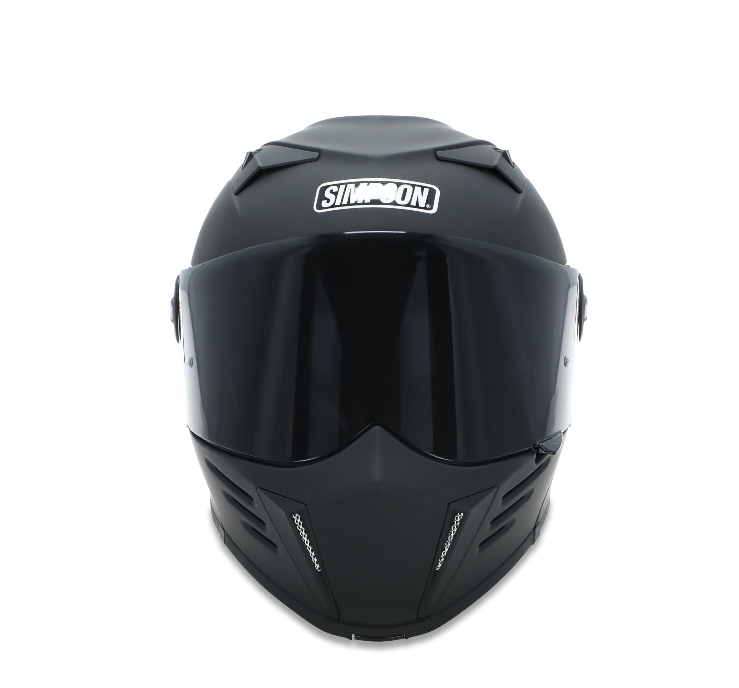 Mod Bandit Simpson Motorcycle Helmet - Flat Black - Medium | Modular Full-Face Helmet Clear Visor Shield DOT ECE Certified for Street, Cruiser & Touring Riders (M59M3)
