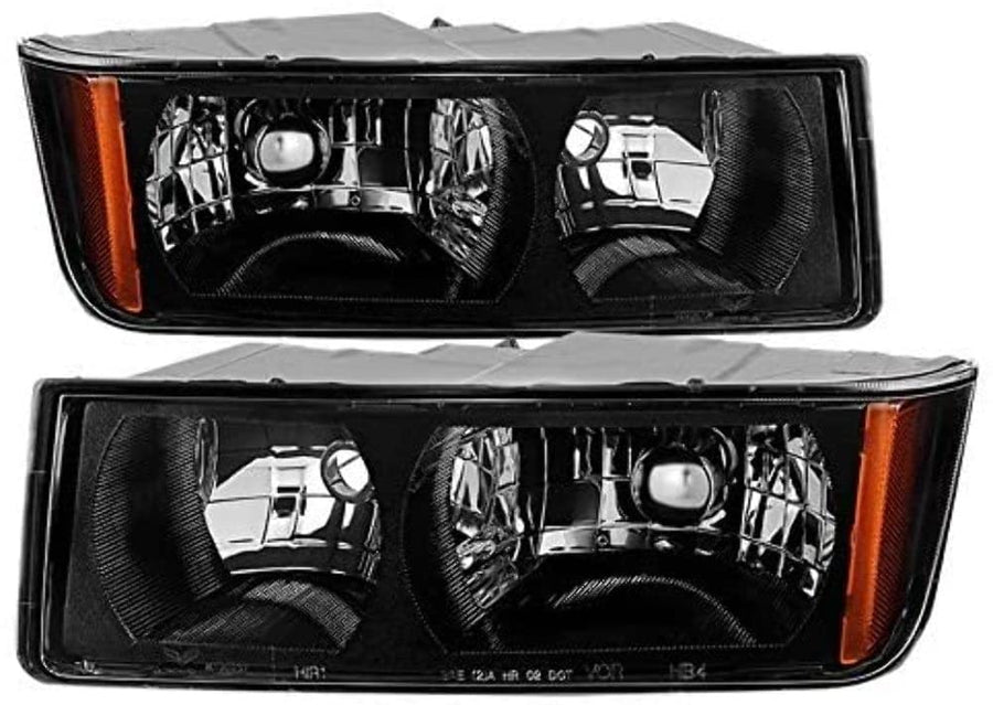 Chevy Avalanche Xtune HD-JH-CAVA02-AM-BK Headlight