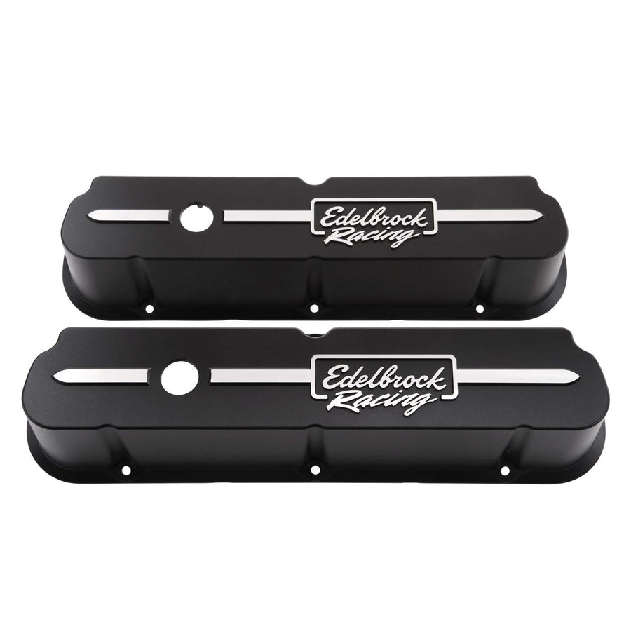 Valve Cover Kit Edelbrock 41653 (Race Series SBF Tall Black)