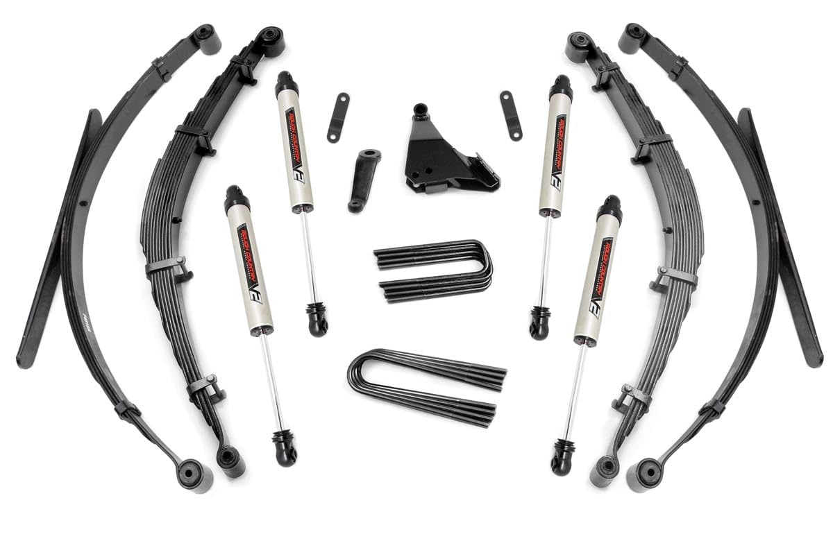 6" Rough Country Lift Kit w/V2 Shocks for 1999-2004 Super Duty 4WD - 49770