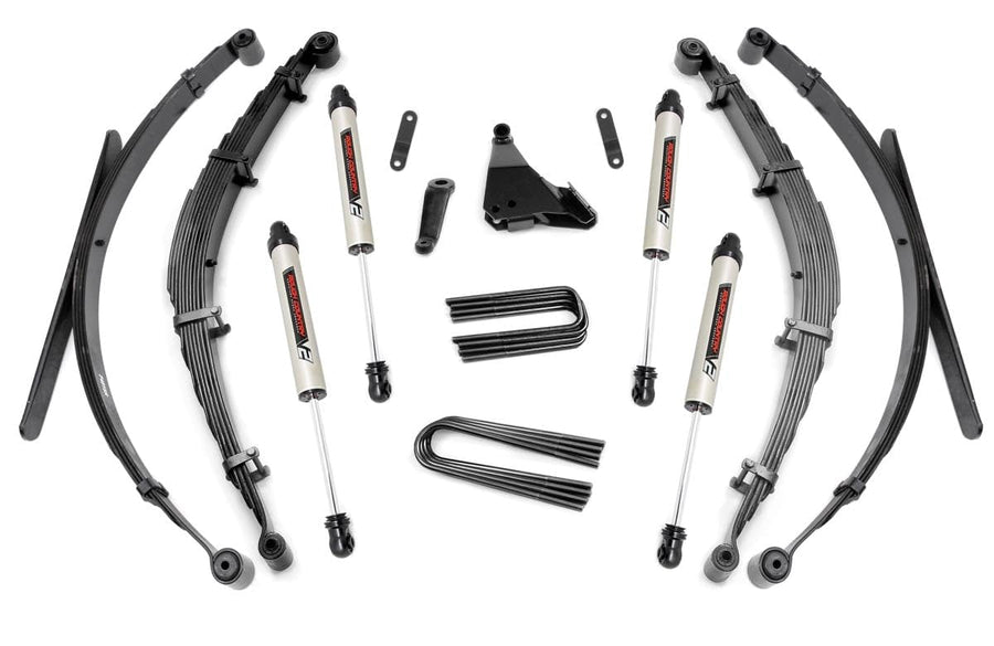6" Rough Country Lift Kit w/V2 Shocks for 1999-2004 Super Duty 4WD - 49770