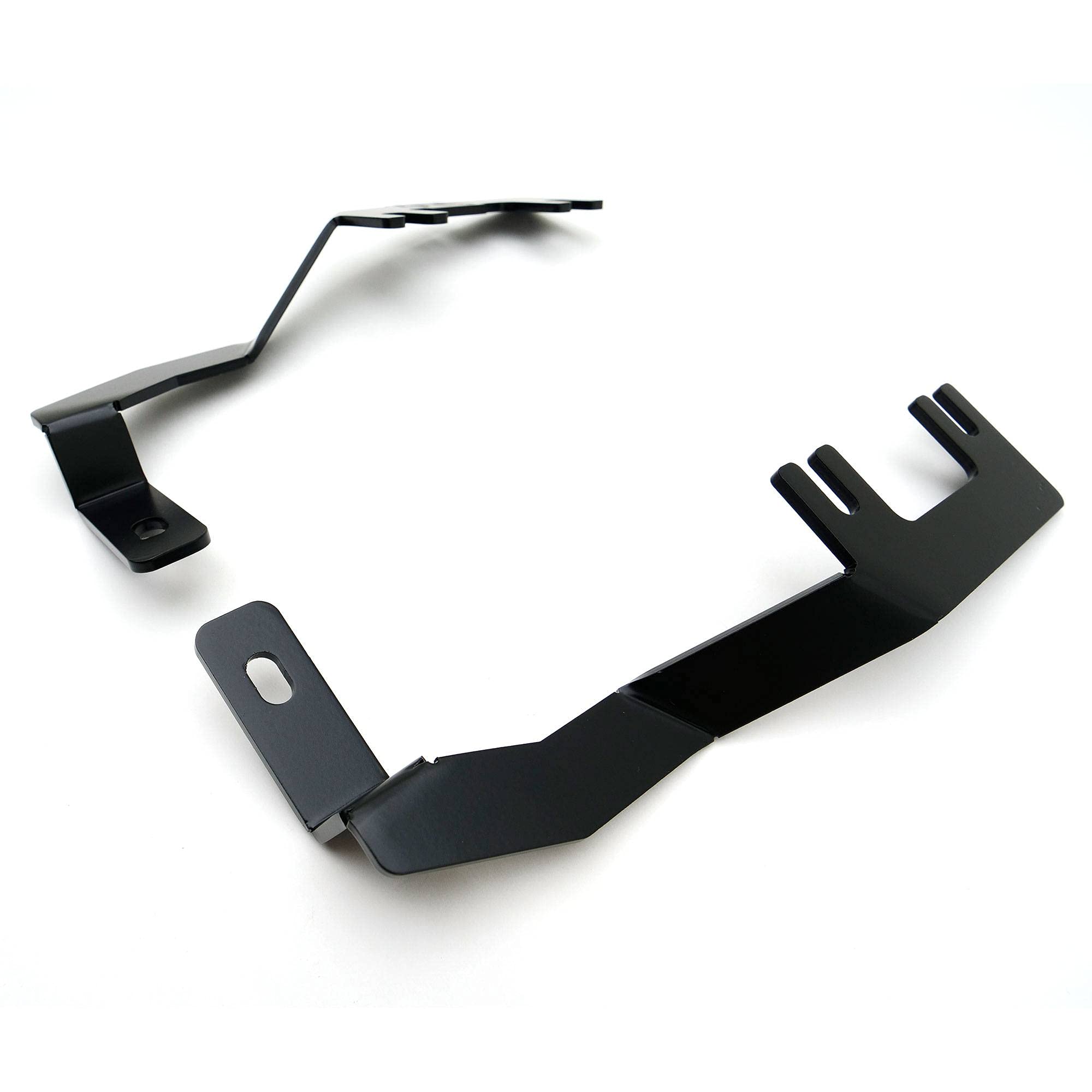 ZROADZ LED Ditch Hood Hinge Kit - Compatible w/ 2016-2019 Nissan Titan - Incl. (2) 3 Inch LED Pod Lights - Mild Steel Gloss Black Finish - Bolt-On Easy Installation - PN #Z367581-KIT2