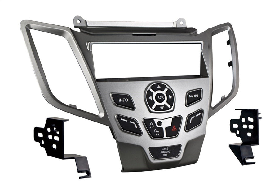 Metra Electronics 99-5825S Dash Installation Kit Single DIN for 2010-Up Ford Fiesta Vehicles, Silver