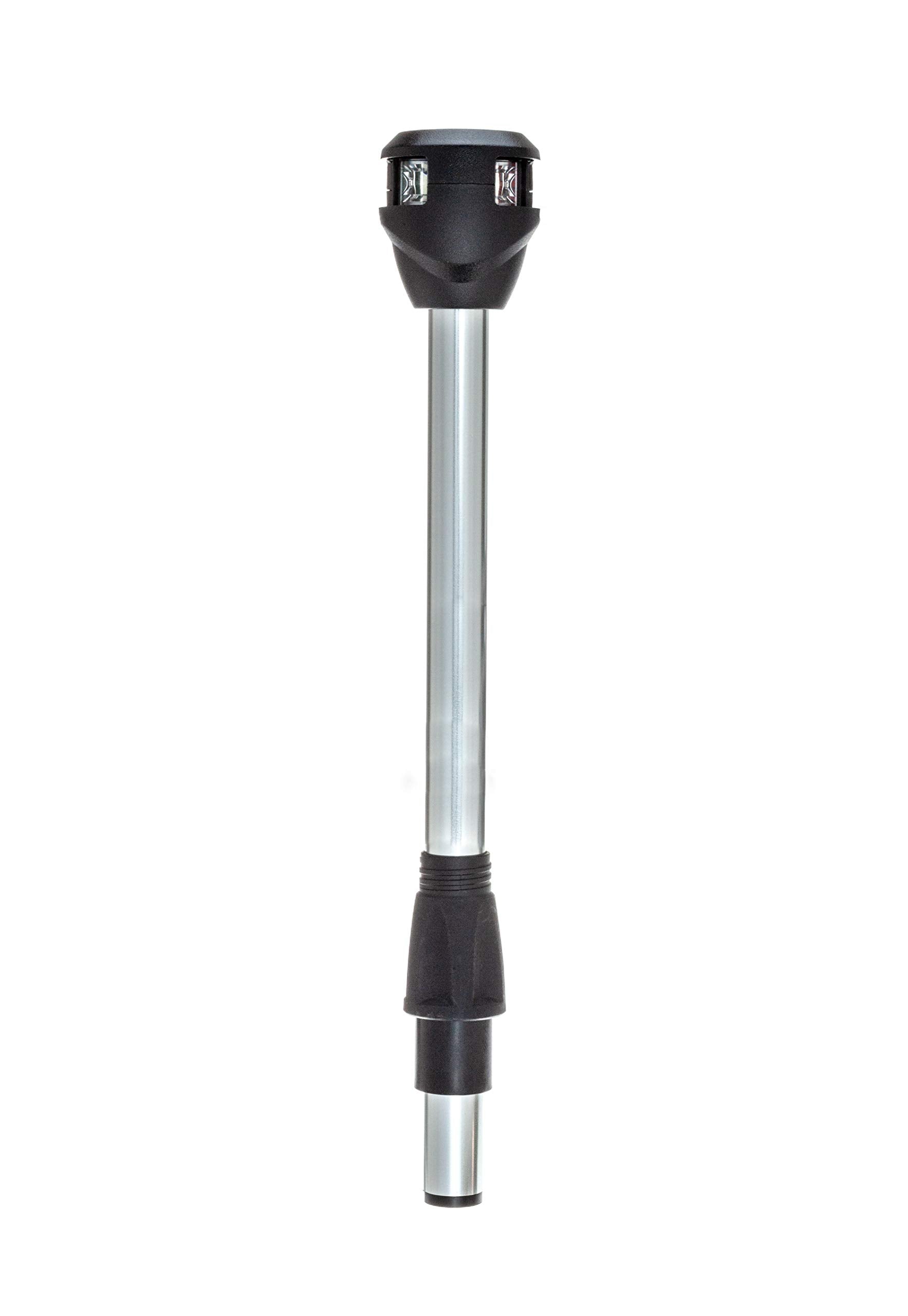 attwood Marine NV6LC2-10-7 Bi-Color LightArmor LED Navigation Pole Light, 10-Inch, Red/Green