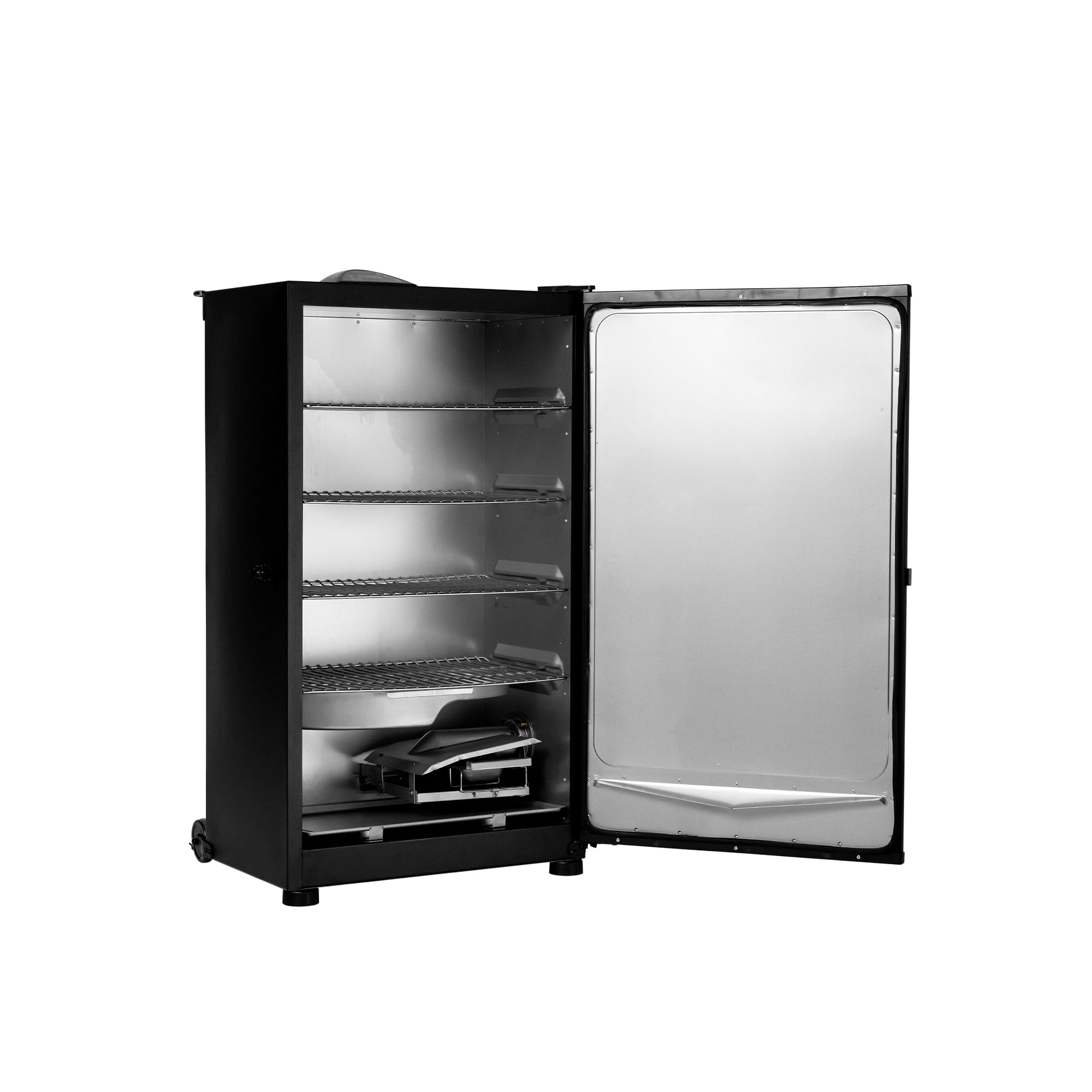 30-inch Masterbuilt® Digital Electric BBQ Smoker with Side Wood Chip Loader, Chrome Racks and 710 Cooking Square Inches in Black, Model MB20071117
