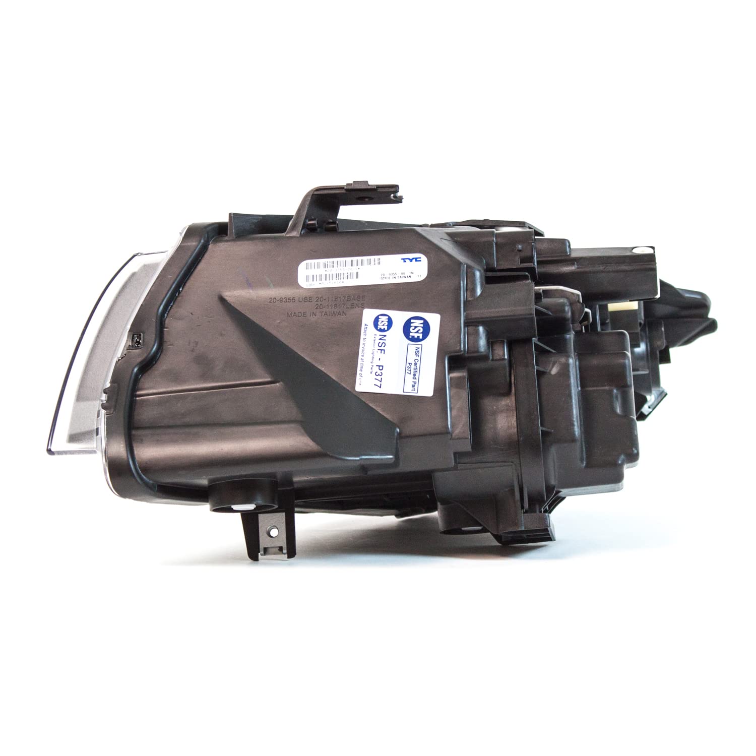 Right TYC Headlight Assembly Compatible with 2009-2011 BMW 3 Series