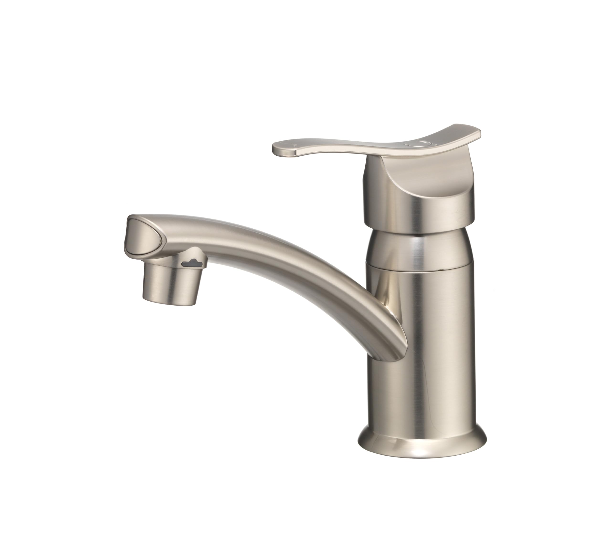 Dura Faucet Streamline RV Single Lever Centerset Lavatory Sink Faucet (Brushed Satin Nickel)