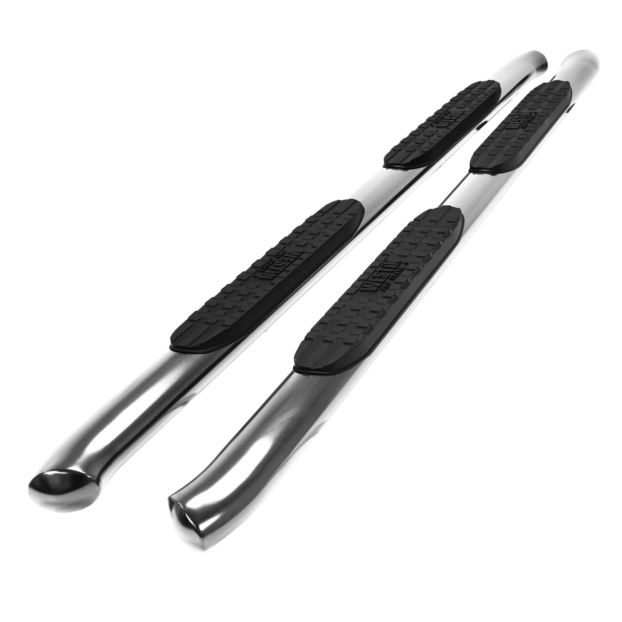 Pro Traxx 4 Oval Nerf Step Bars Westin 21-24210 fits 2022-2023 Frontier Crew Cab Polished SS 1 Pair