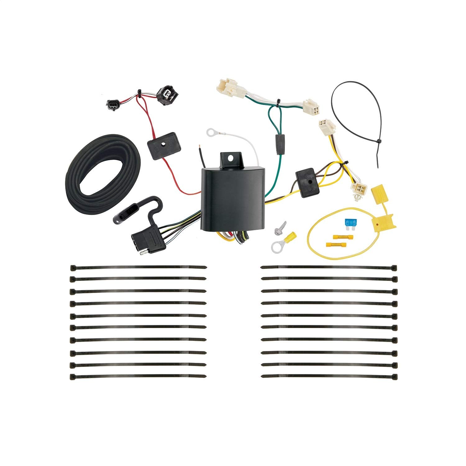 Tekonsha T-One® Harness T-Connector, 4-Way Flat, Compatible with Select Toyota Prius