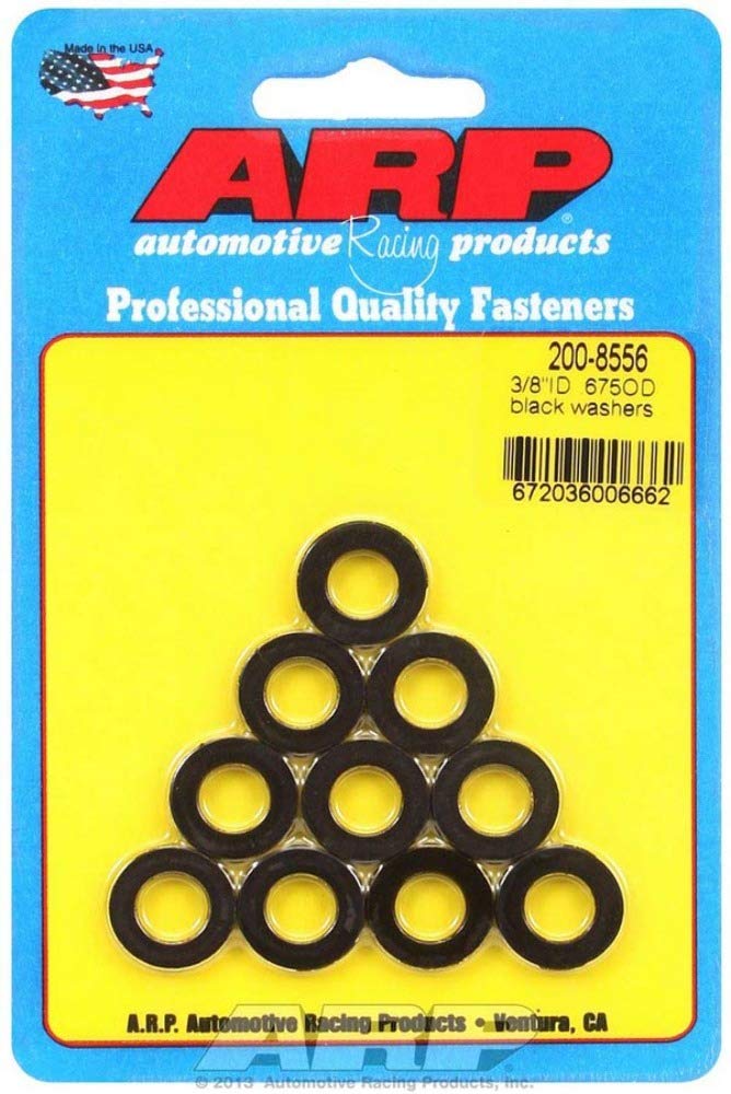 BLACK WASHERS ARP 200-8556 - 3/8INID