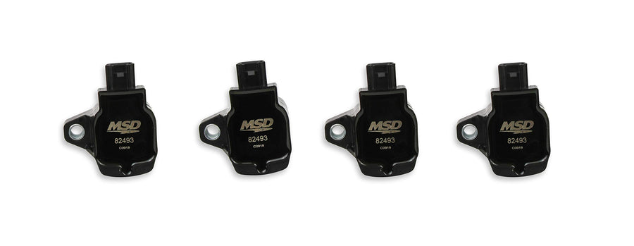 Blaster Series MSD 824943 Ignition Coils, Black, 4-pack
